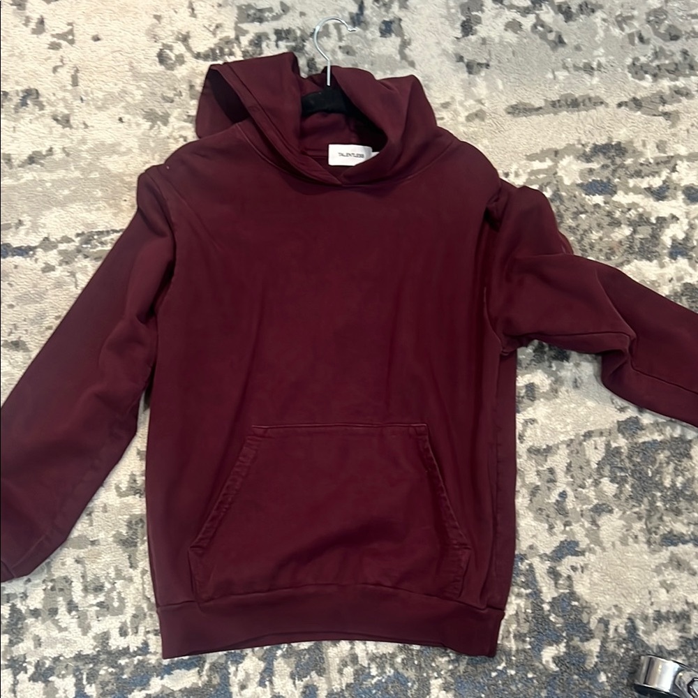 Talentless maroon hoodie